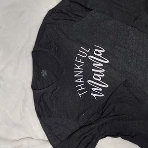 "THANKFUL MAMA" Long Sleeve Graphic Size 3X NWOT